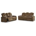 Wolfridge Power Reclining Sofa and Loveseat