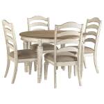 Realyn Dining Table and 4 Chairs