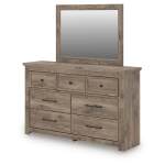 Rusticott Queen Poster Bed, Dresser, Mirror and Nightstand - Image 9