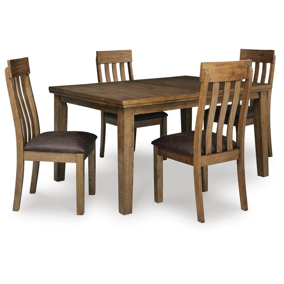 1c49eb08247fa4c0afa043089ffaf84c Urbinforte Extension Dining Table and 4 Chairs - Image 1