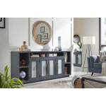 Perry 84" Console W/ 4 Doors MAA1260-MBL - Image 3