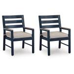 East Beach Outdoor Arm Chair with Cushion (Set of 2) - Image 2