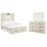 Cambeck Full Storage Bed, Dresser and Mirror