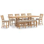 Havonplane Counter Height Dining Table, 6 Barstools and Bench - Image 2