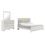 Altyra King Panel Bed, Dresser and Mirror