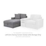 Modmax Left-Arm Facing Corner Chaise with Storage - Image 3