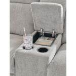 Barnsana Power Reclining Loveseat with Console - Image 9
