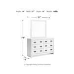 Binterglen Queen Panel Bed, Dresser and Mirror - Image 11