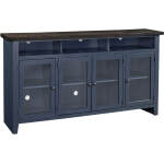 Eastport 74" Highboy Console W/ 4 Doors WME1255-DWT