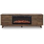 Zadilyn 72" TV Stand with Electric Fireplace