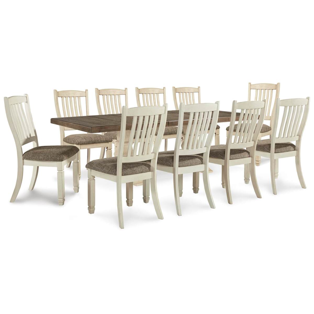 1e7b3b4c5ba9fd09fadf8d0795c7224c Bolanburg Extension Dining Table and 10 Chairs - Image 1
