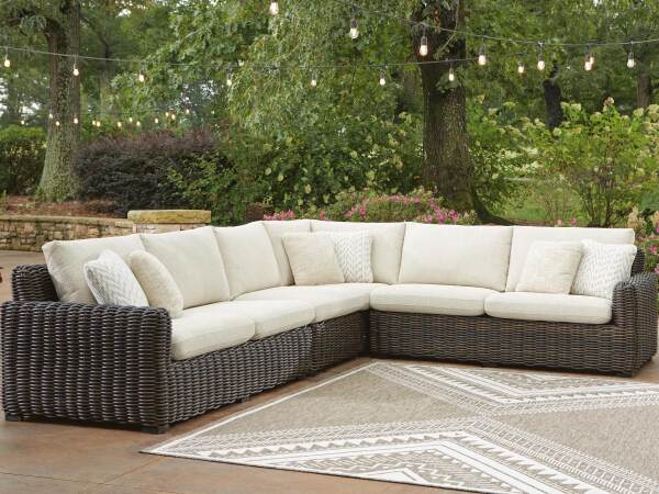 Kimora 4-Piece Outdoor Sectional - Image 3