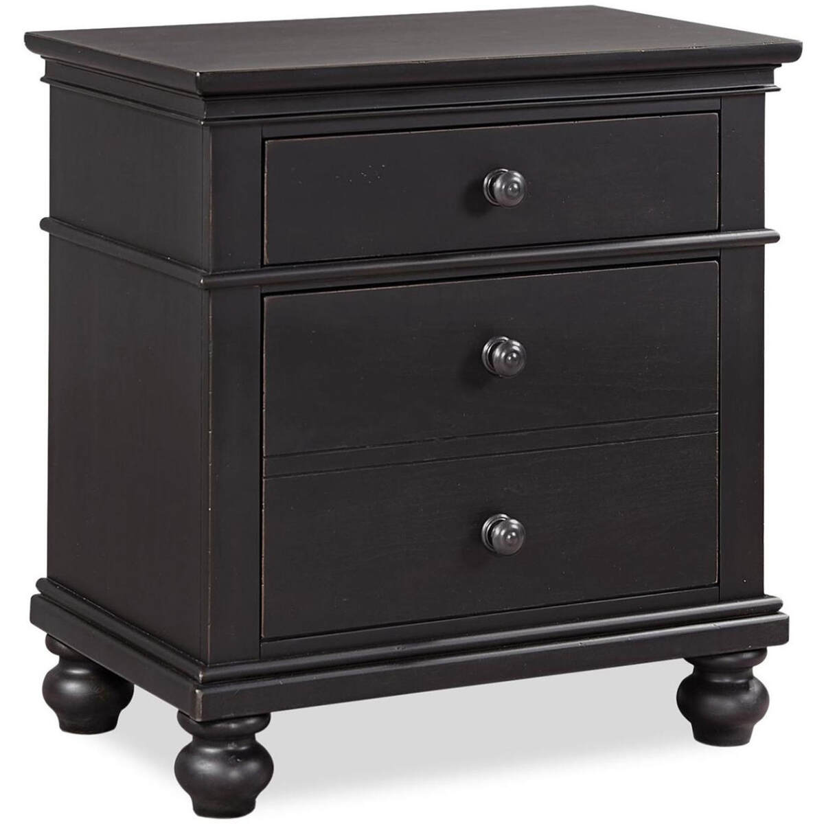 1eb92bc9a1176436bd3b34203eeb2d11 Oxford 2 Drawer Ns I07-450-BLK-1 I07-450-BLK-1 - Image 1
