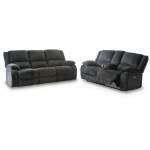 Draycoll Power Reclining Sofa and Loveseat