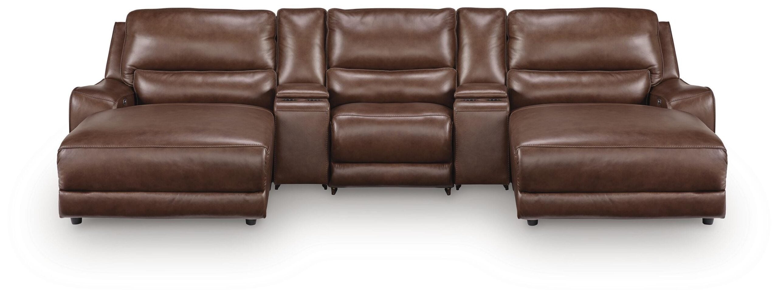 1f461eabcd5e3a3be82345faf6383527 DeepWakes 5-Piece Power Reclining Sectional with Chaise - Image 1