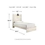 Cambeck Twin Panel Bed, Dresser, Mirror and Nightstand - Image 9