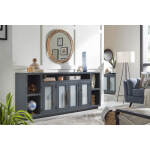 Perry 84" Console W/ 4 Doors MAA1260-GRN - Image 3