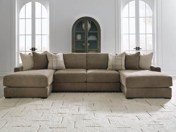 Camellia-Court 4-Piece Double Chaise Sectional - Image 3