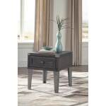Todoe End Table with USB Ports & Outlets - Image 4