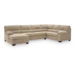 SimpleJoy 3-Piece Sectional with Chaise