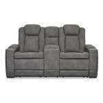 Next-Gen Durapella Power Reclining Loveseat with Console