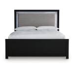 Maeling Queen Upholstered Panel Bed - Image 4