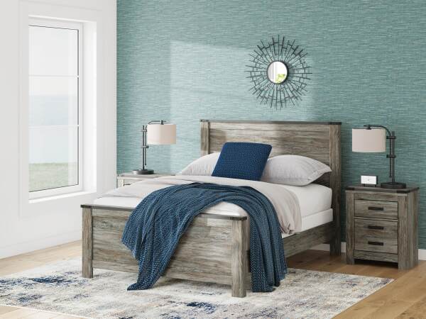 Frandern Queen Panel Bed, Dresser, Mirror, Chest and 2 Nightstands - Image 33