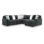 Midnight-Madness 5-Piece Sectional with Chaise