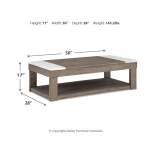Loyaska Lift-top Coffee Table and 2 End Tables - Image 13