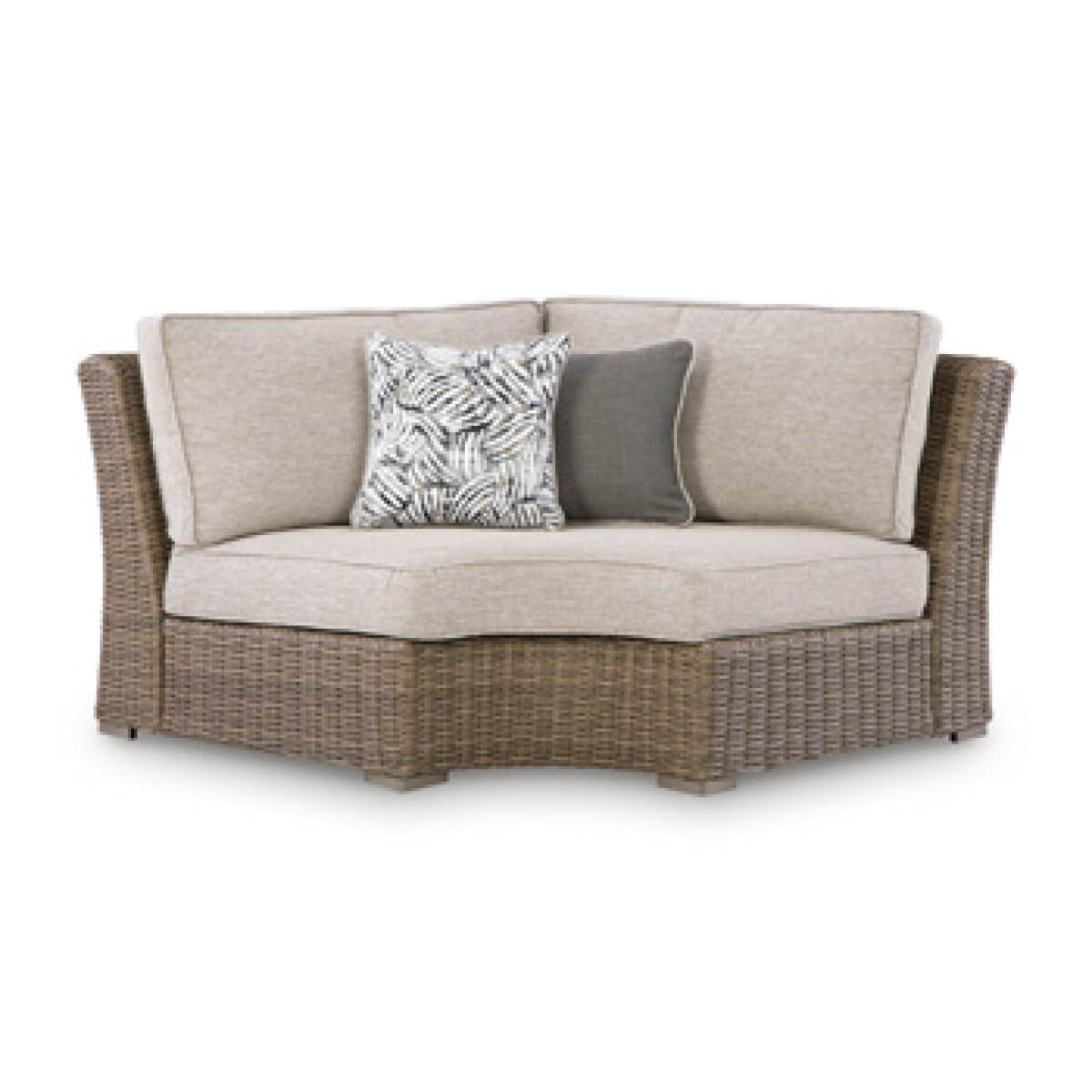 21ce1d04dbf0263a7237211a02c4773e Laguna Heights Outdoor Curved Corner Chair with Cushion - Image 1