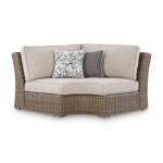 Laguna Heights Outdoor Curved Corner Chair with Cushion
