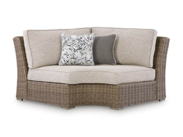 Laguna Heights Outdoor Curved Corner Chair with Cushion