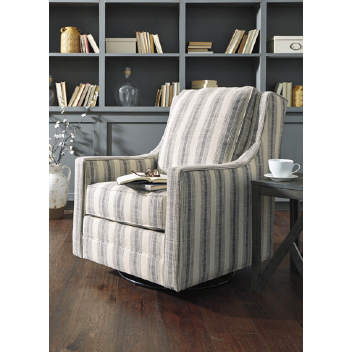 21d121e7a4854f6b34996671ad35d367 Kambria Swivel Glider Accent Chair - Image 1