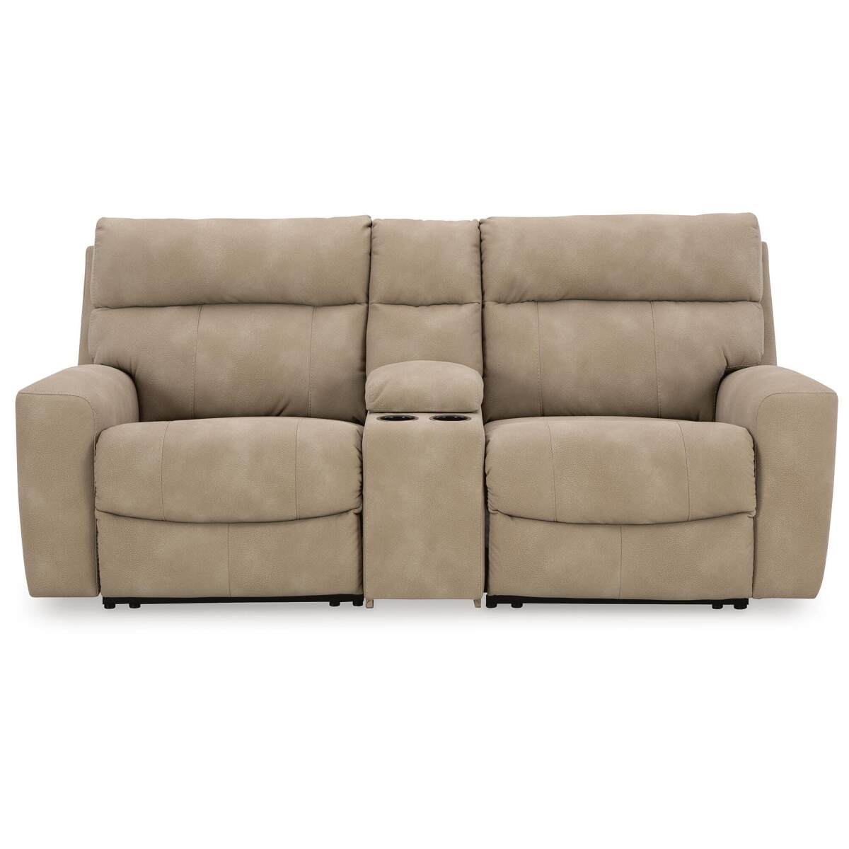 221997a74c6779cb76516f7e76e80a0f Next-Gen Durapella 3-Piece Power Reclining Sectional Loveseat with Console - Image 1