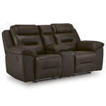 Beaman Peak Reclining Loveseat with Console