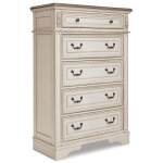 Realyn California King Upholstered Bed, Dresser, Mirror and Chest - Image 5