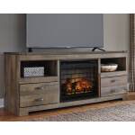 Trinell 63" TV Stand with Electric Fireplace - Image 3