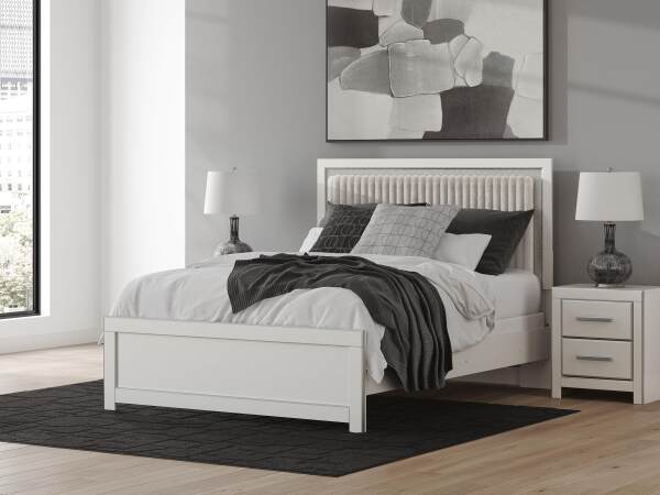 Zuraleus Queen Upholstered Panel Bed - Image 3