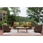 Horizon Hall Outdoor Sofa, 2 Lounge Chairs, Ottoman and Coffee Table - Image 13