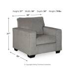 Altari Chair and Ottoman - Image 7
