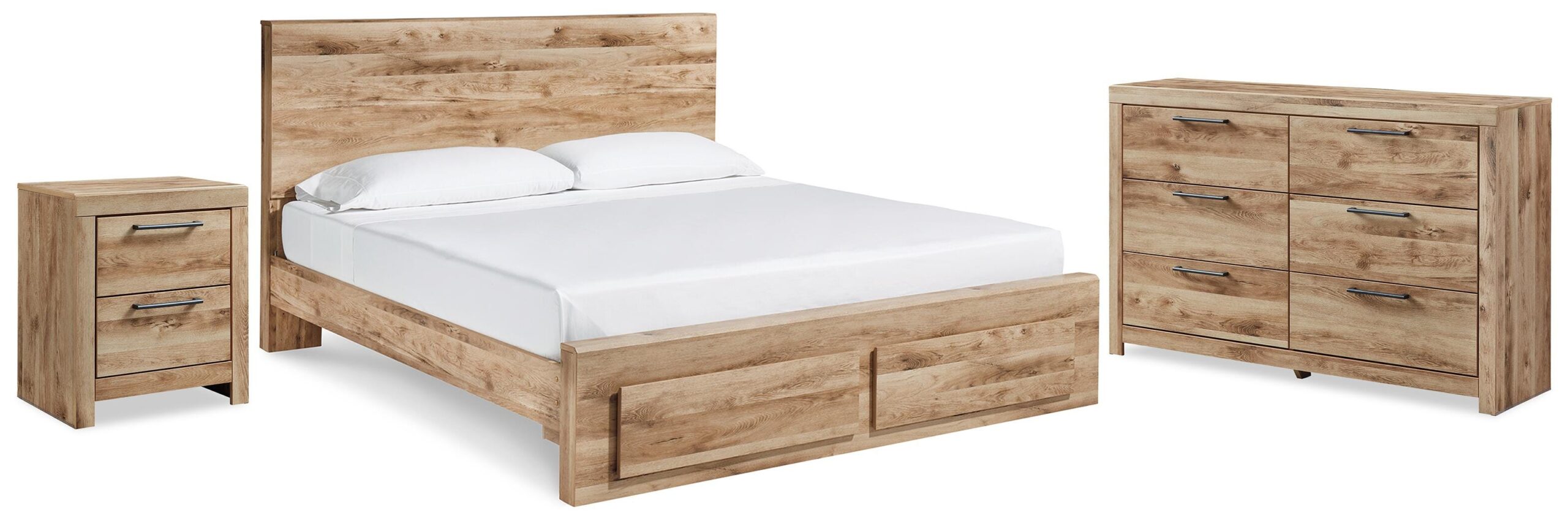 23df46de2ae948996bcda60fa7fdffcb Hyanna Queen Panel Storage Bed, Dresser and Nightstand - Image 1
