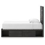 Hollivern Twin Panel Bed with Storage - Image 8