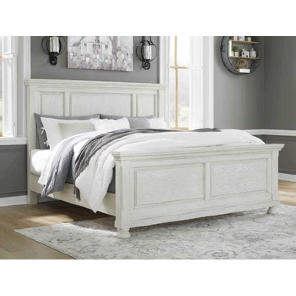 24ab12068ae6211746929b0cdb3ae822 Robbinsdale King Panel Bed - Image 1