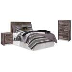 Derekson Full Panel Headboard, Chest and Nightstand