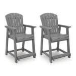 Sanctuary Beach Outdoor Counter Height Bar Stool (Set of 2)