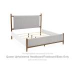 Lyncott Queen Upholstered Bed, Dresser, Mirror and Nightstand - Image 6
