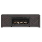 Cayboni 71" TV Stand with Electric Fireplace - Image 4