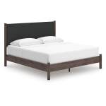 Pamytta King Upholstered Panel Platform Bed