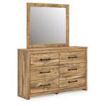Maystonna Queen Crossbuck Panel Bed, Dresser, Mirror and Nightstand - Image 4