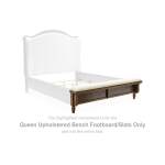 Sturlayne Queen Upholstered Bench Footboard/Slats - Image 2